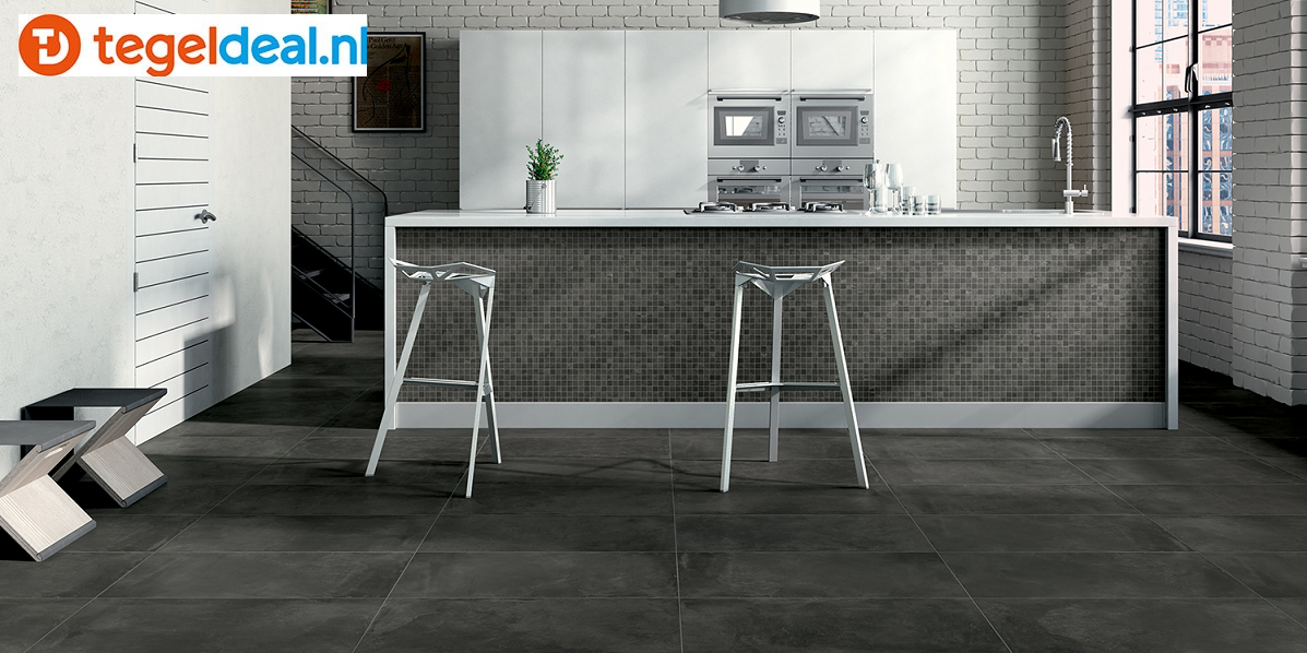 VLT Castelvetro, Fusion Antracite, 60x60 cm, CFU60R7; Prachtige serie ...